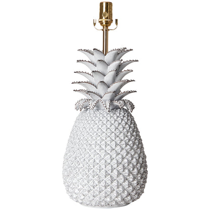 White Pineapple Ceramic Lamp Base