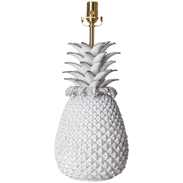 White Pineapple Ceramic Lamp Base