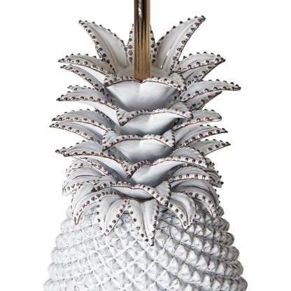 White Pineapple Ceramic Lamp Base