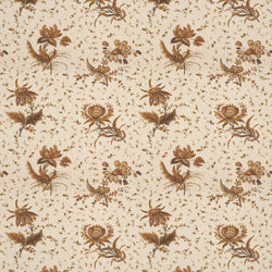 Thistle Flower Cinnamon Fabric