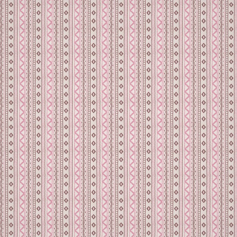 Andean Vertical Stripe Pink Fabric