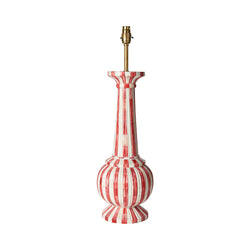 Red Stripe Savitri Lamp Base