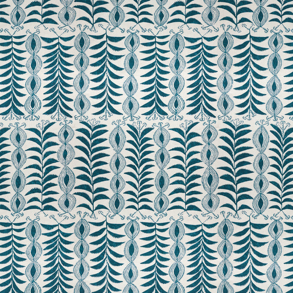 Zanzibar Petrol Blue Fabric