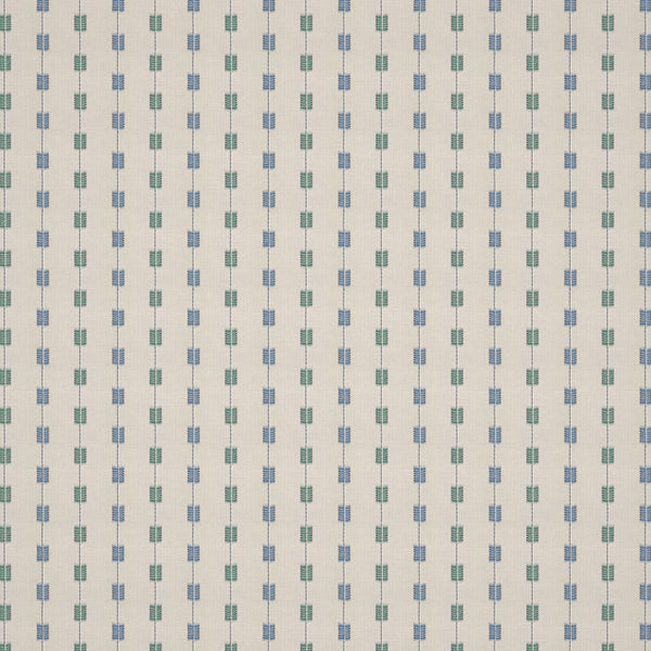 Zig Zag Stripe Azure/Kingfisher Fabric