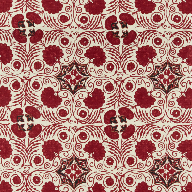 Arabella Red Fabric