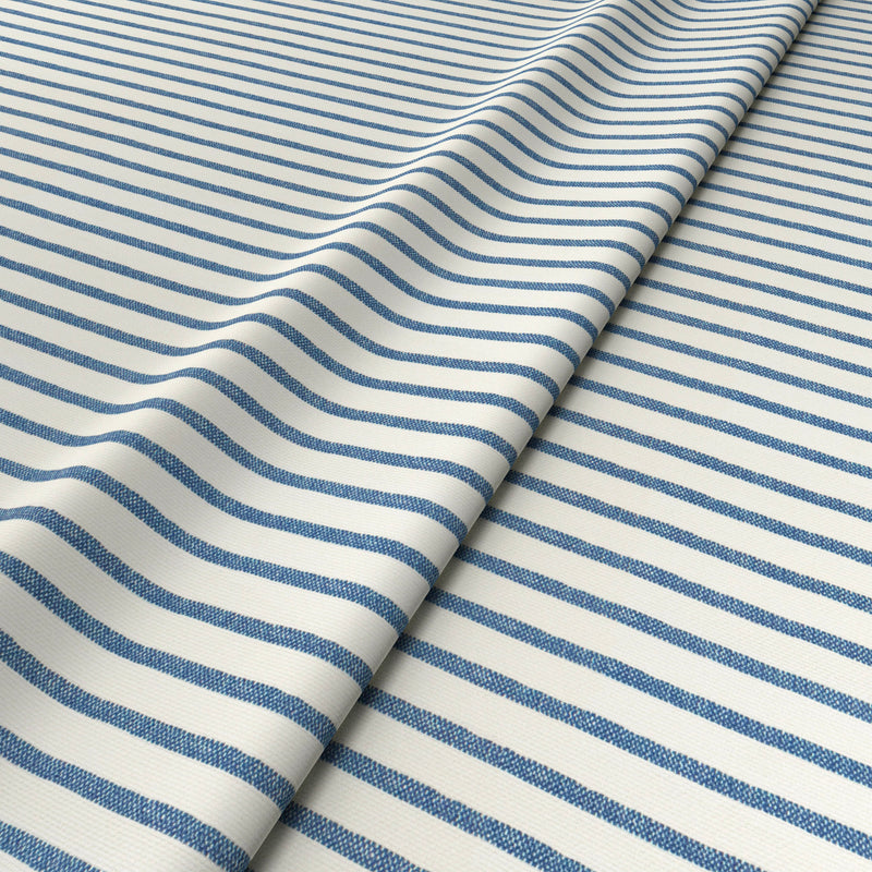 Harriet Stripe Blue Performance Fabric