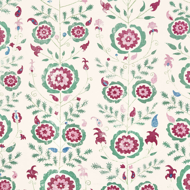 Simla Pink/Green Fabric