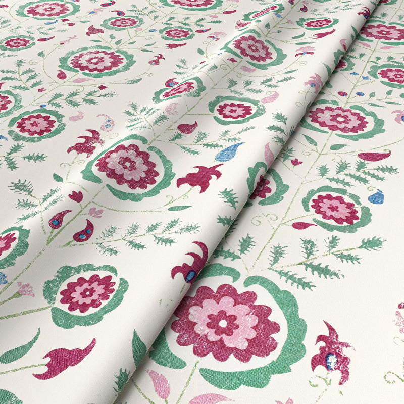 Simla Pink/Green Fabric