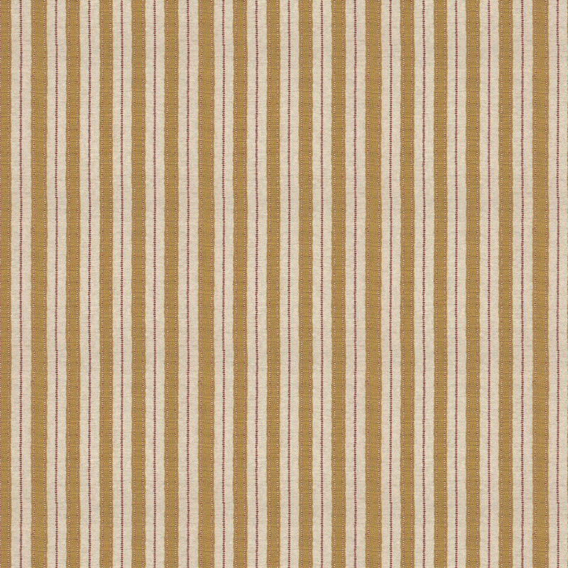 Sketched Stripe Gold Fabric