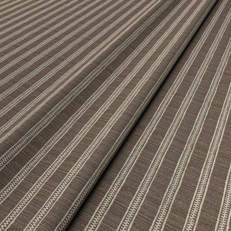 Ticking Stripe Nutmeg Fabric