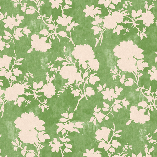Flowerberry Green Wallpaper Roll