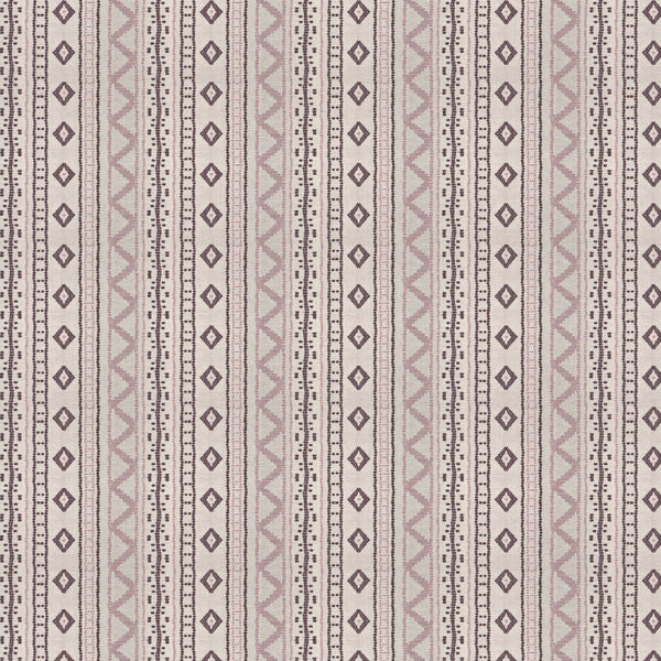 Andean Vertical Stripe Lilac/Purple Fabric