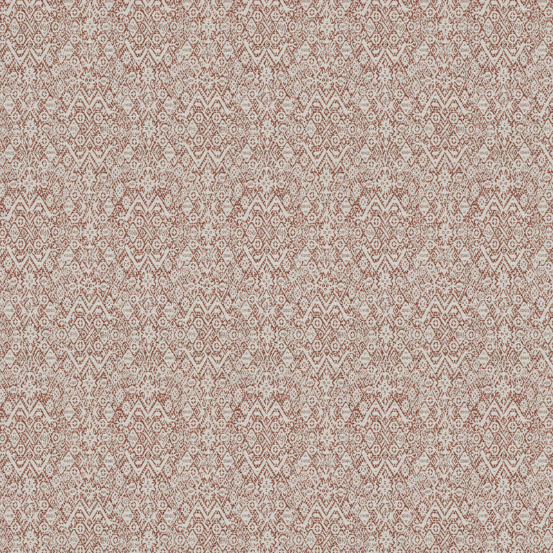 Diamond Ethnic Terracotta Fabric