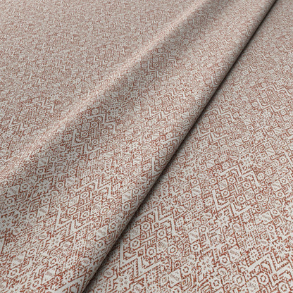 Diamond Ethnic Terracotta Fabric