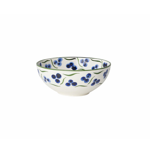 Blue and Green Chintamani Ceramic Pudding Bowl
