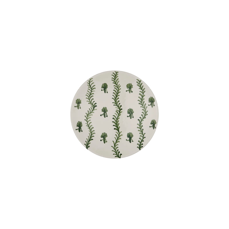 Green Palm Tree Ceramic Small Plate