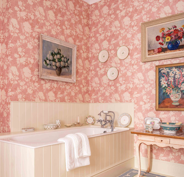 Flowerberry Pink Wallpaper Roll