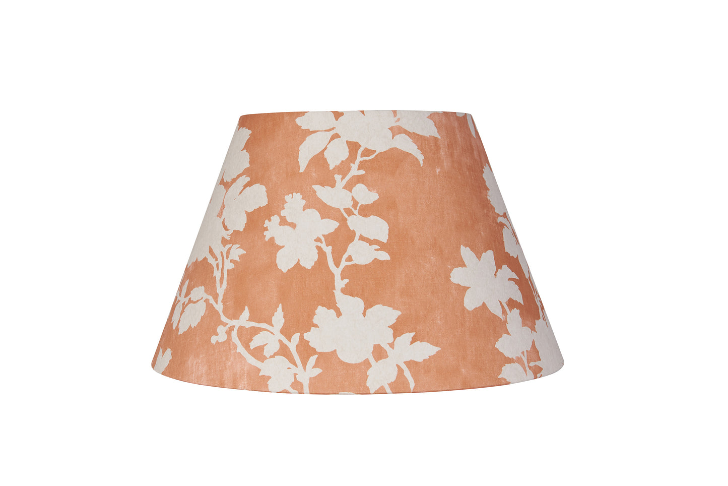 Flowerberry Orange Laminated Pembroke Lampshade