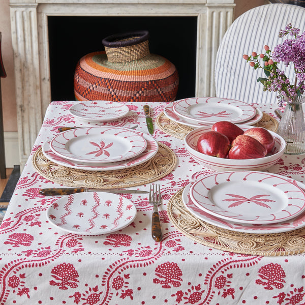 Kalee Red Tablecloth