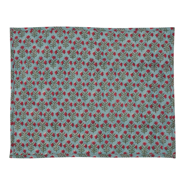 Penny-Morrison-Blue-Small-Flower-Reversible-Table-Mat-Floral-Pretty-Whimsical-Cute-Cloth-Table-accessory-patterned-quilted