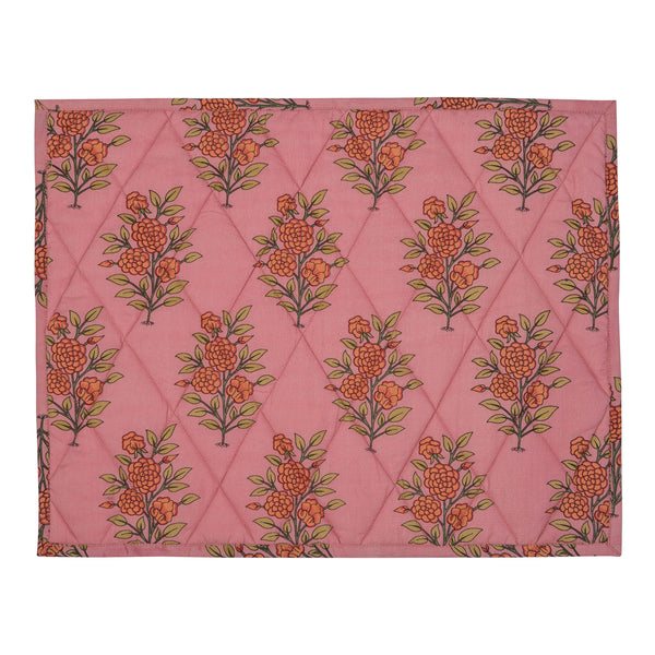 Penny-Morrison-Pink-Large-Flower-Reversible-Table-Mat-Floral-Pretty-Whimsical-Cute-Cloth-Table-accessory-patterned-quilted