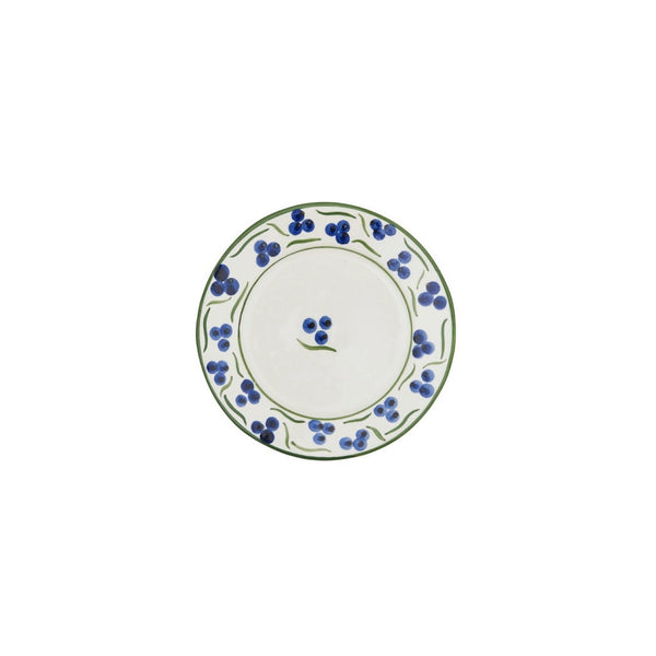 Blue and Green Chintamani Ceramic Small Plate