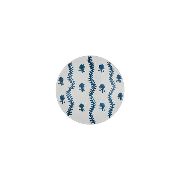 Blue Palm Tree Ceramic Small Plate